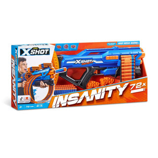 Zuru X-Shot Insanity Mad Mega Barrel Blaster (72 dardos)