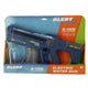 Pistola de agua eléctrica Alert Splash + luz y función de autollenado azul