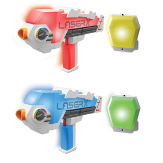 Set doppio Laser x revolution - gioco laser per bambini - 2 gilet per pistole laser