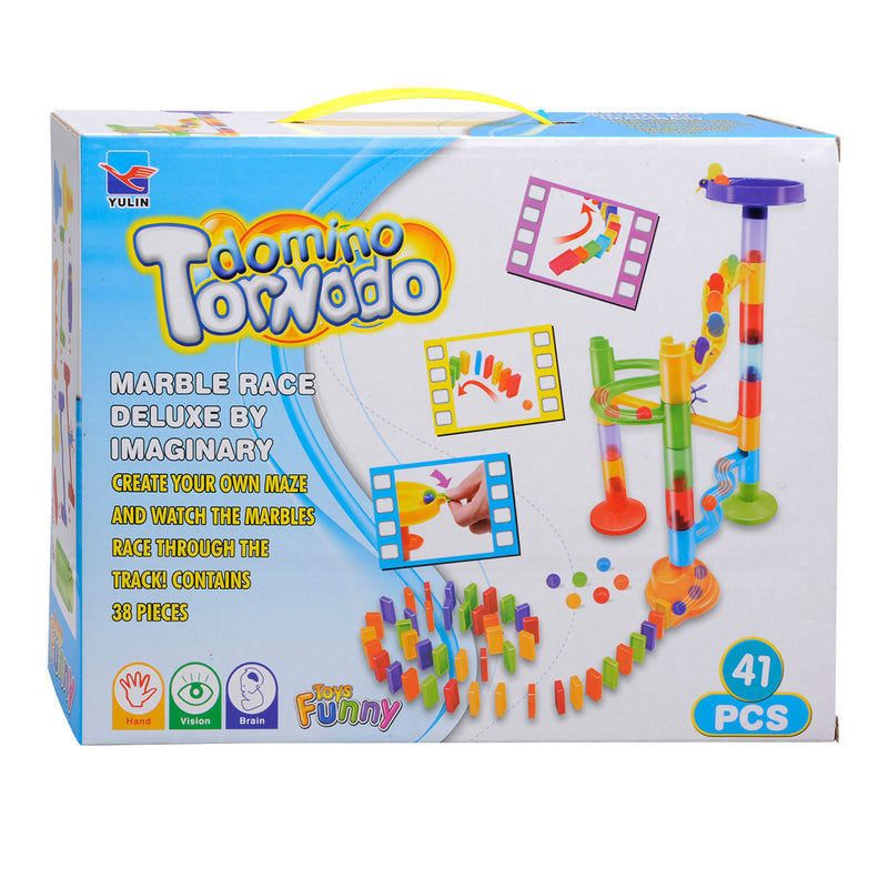 Track de mármol con Domino, 41dlg.