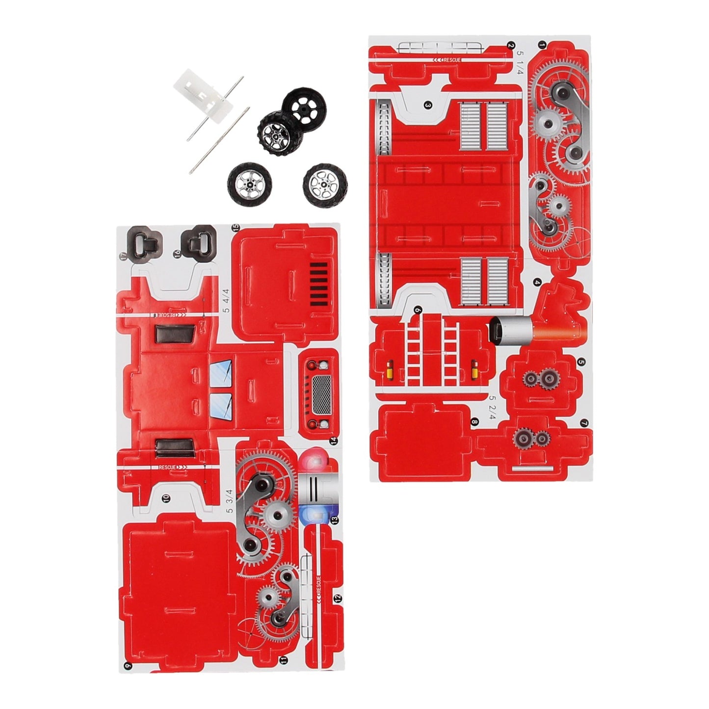 Puzzle 3d camion de bomberos 22pzs.