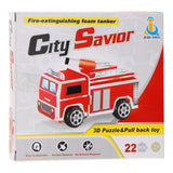 3d puzzel brandweerauto 22st. - afbeelding 2