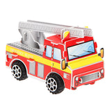 3d puzzel brandweerauto 22st. - afbeelding 4