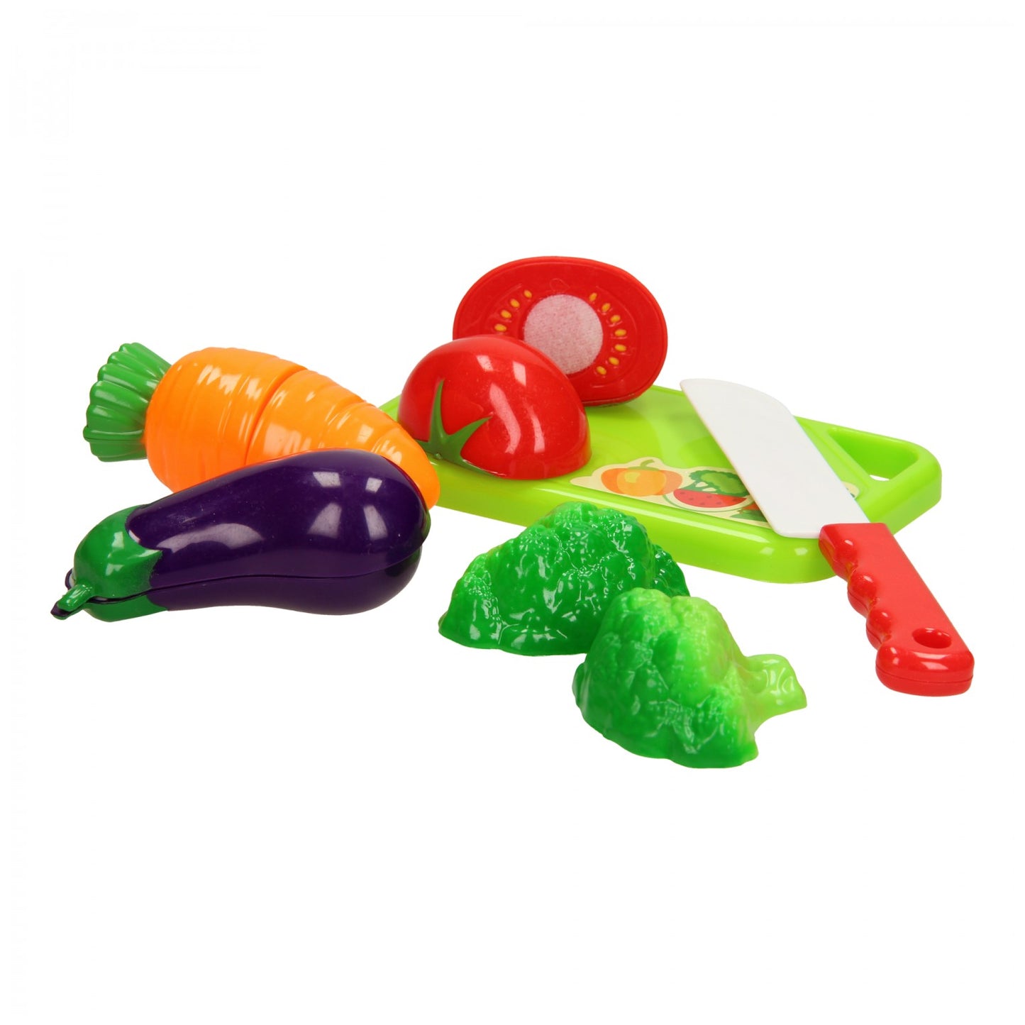 Corte las verduras en la caja, 10dlg.
