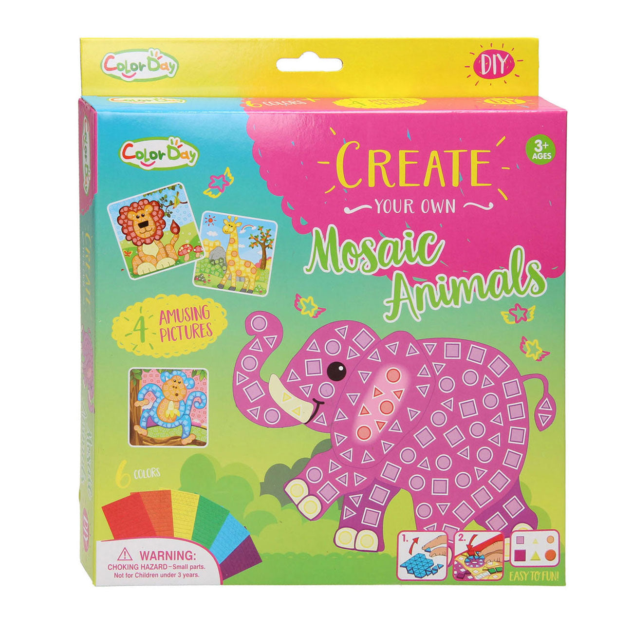 Artesanía de mosaico animales animales