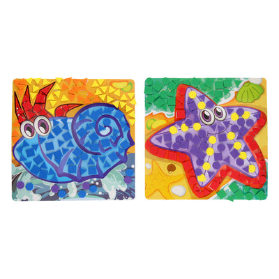Mosaico Artesanía de animales marinos