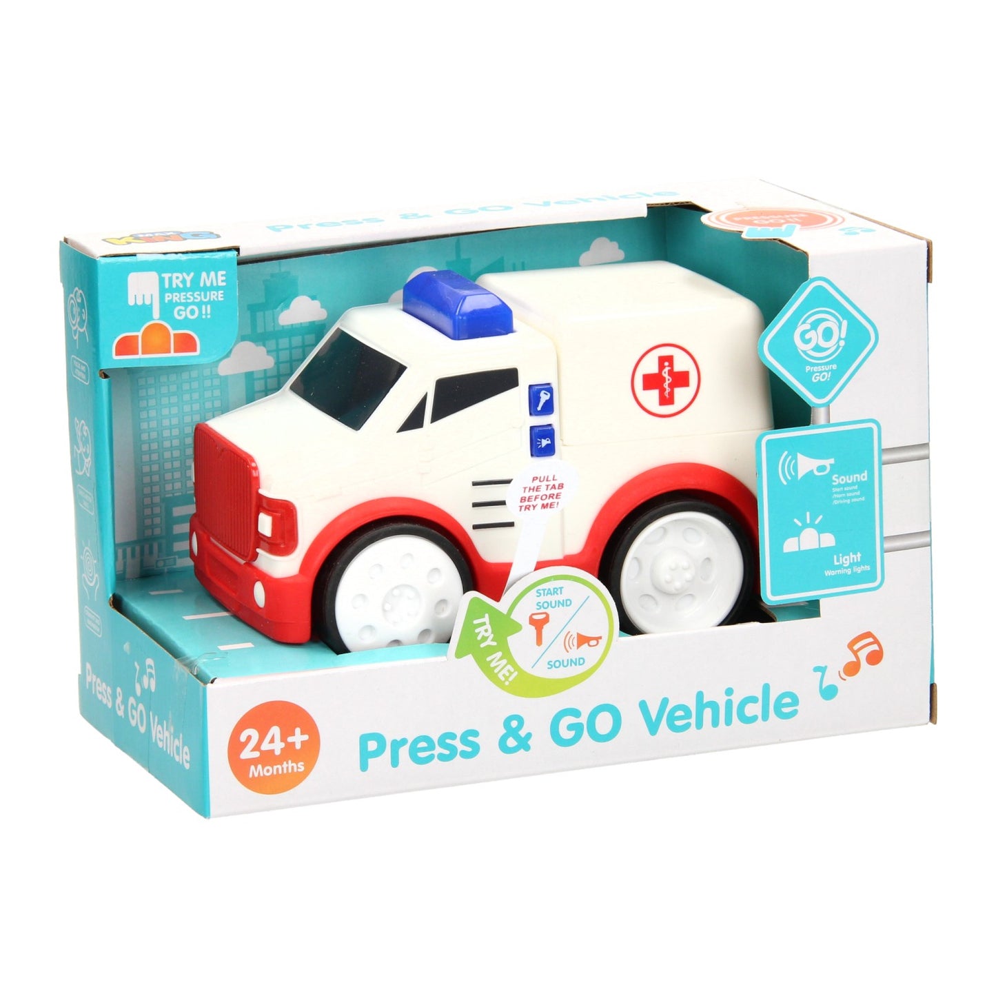 Lobbes speelgoed bv press go auto - ambulance