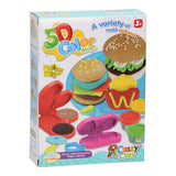 Kleiset fastfood - 4 kleipotjes - 10dlg. - afbeelding 1