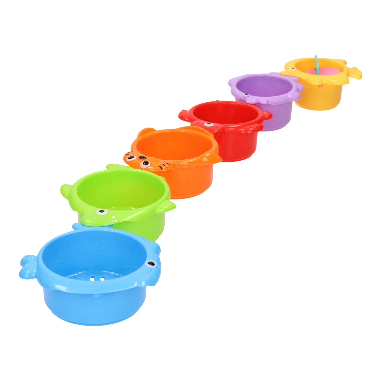 Pila di tazze da bagno per animali, 6 pezzi.