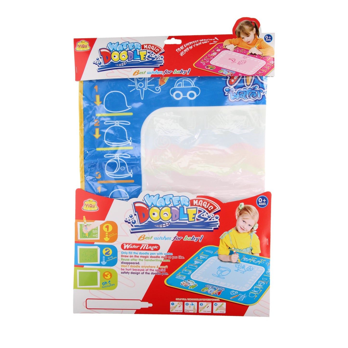 Magical Water Character Mat blu, 70x50 cm