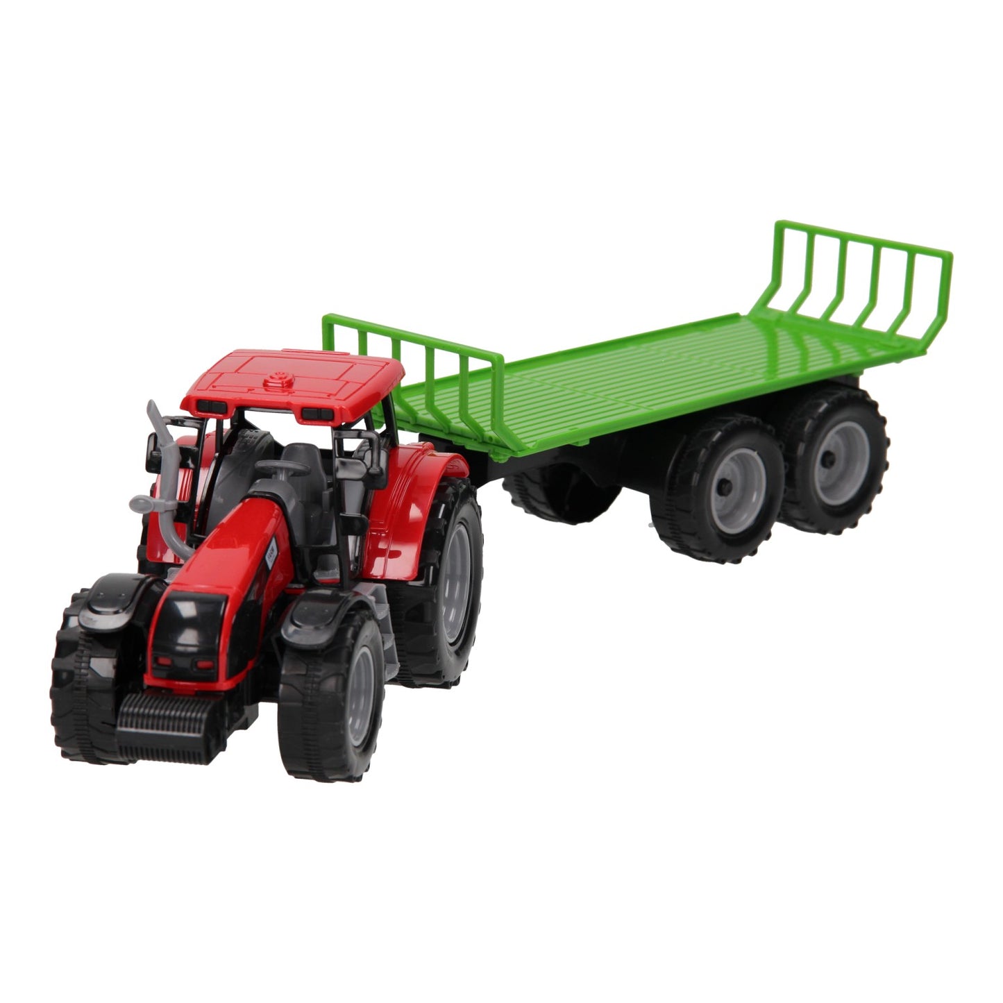 Tractor con carrito plano 1:32