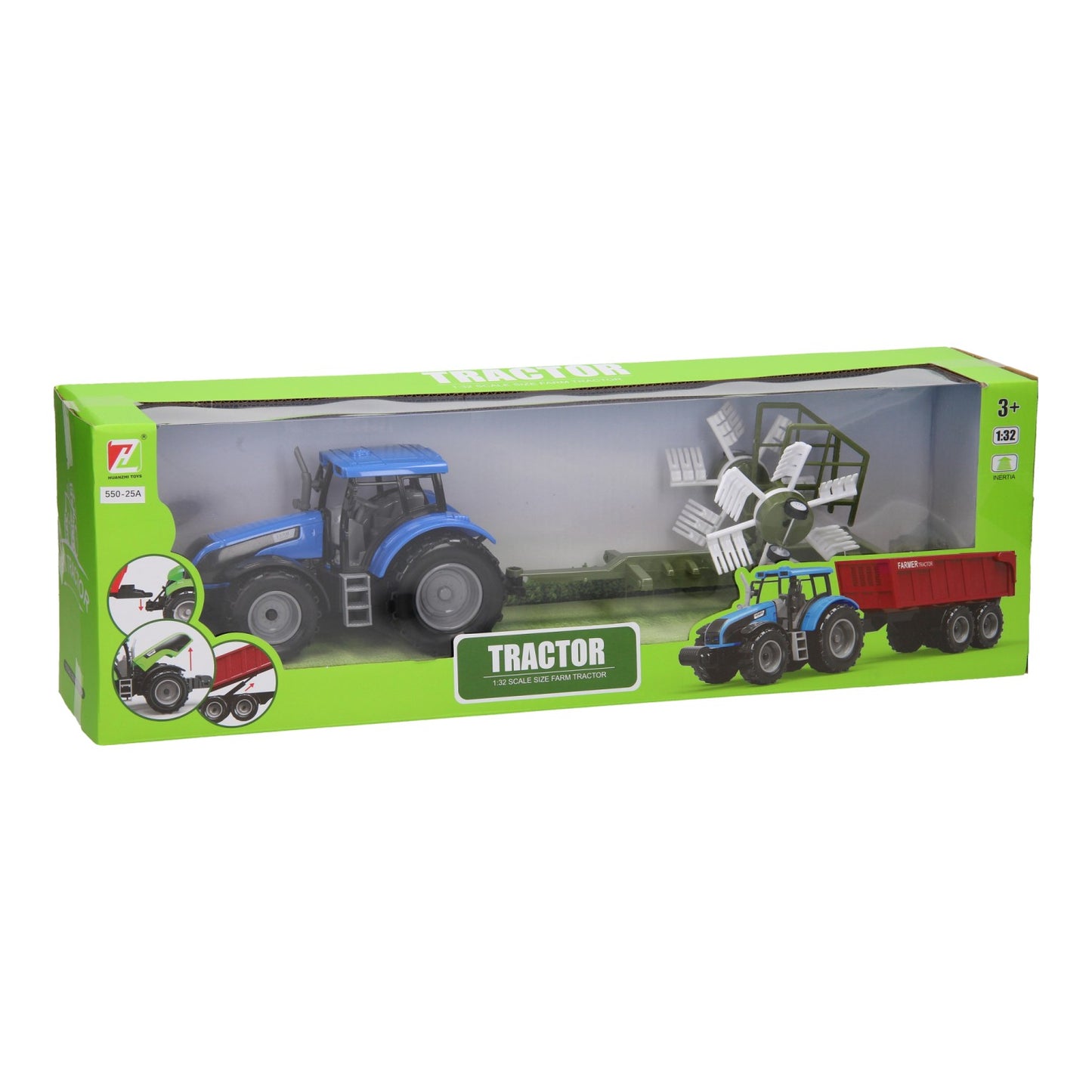 Tractor con Hayiudder 1:32