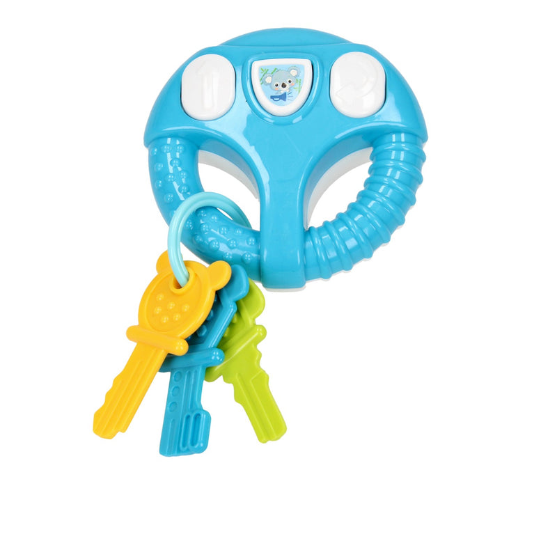 Giocare a manubrio con le chiavi blu