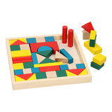 wooden building blocks, 48dlg. - afbeelding 1