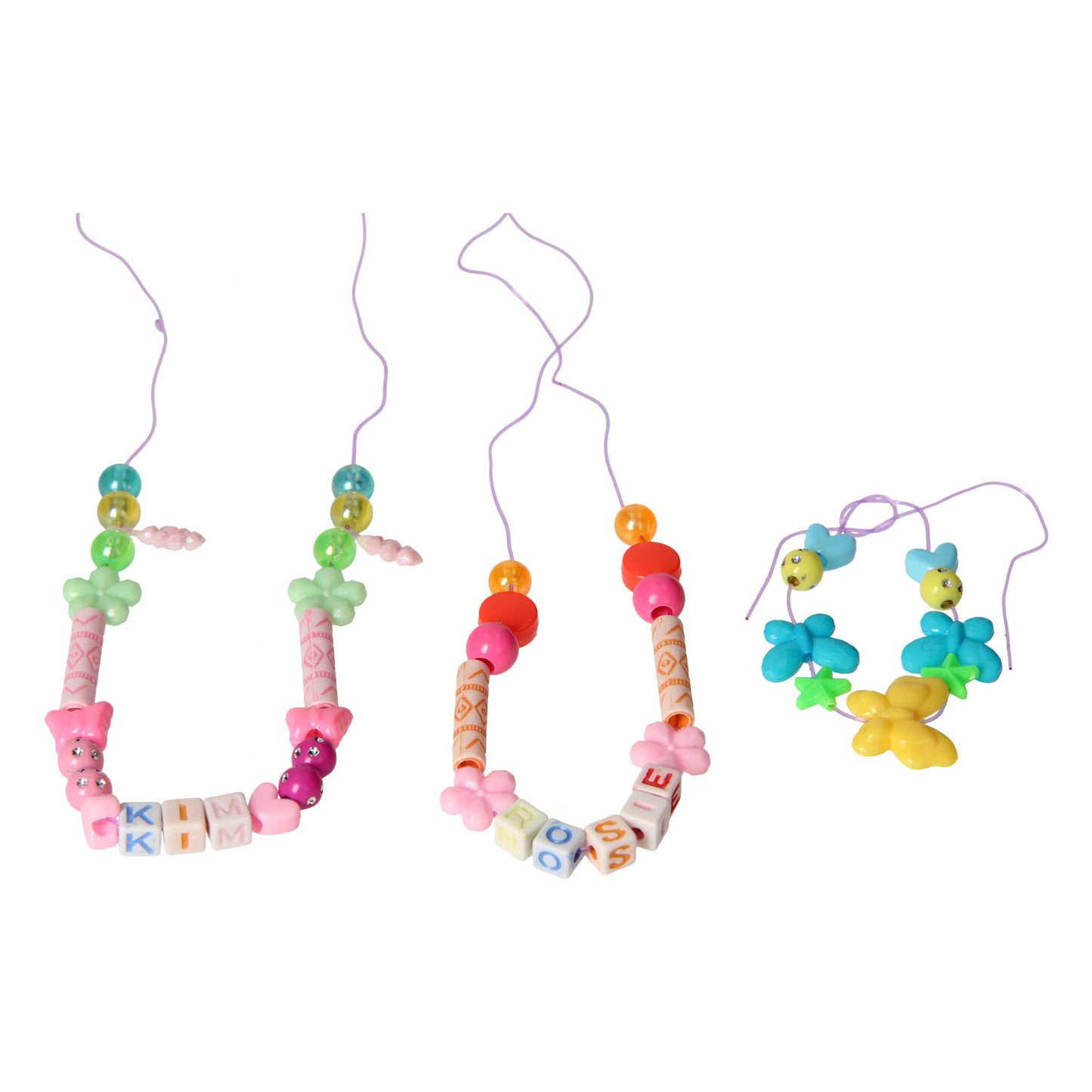 Set di perline colorate, 17dlg.