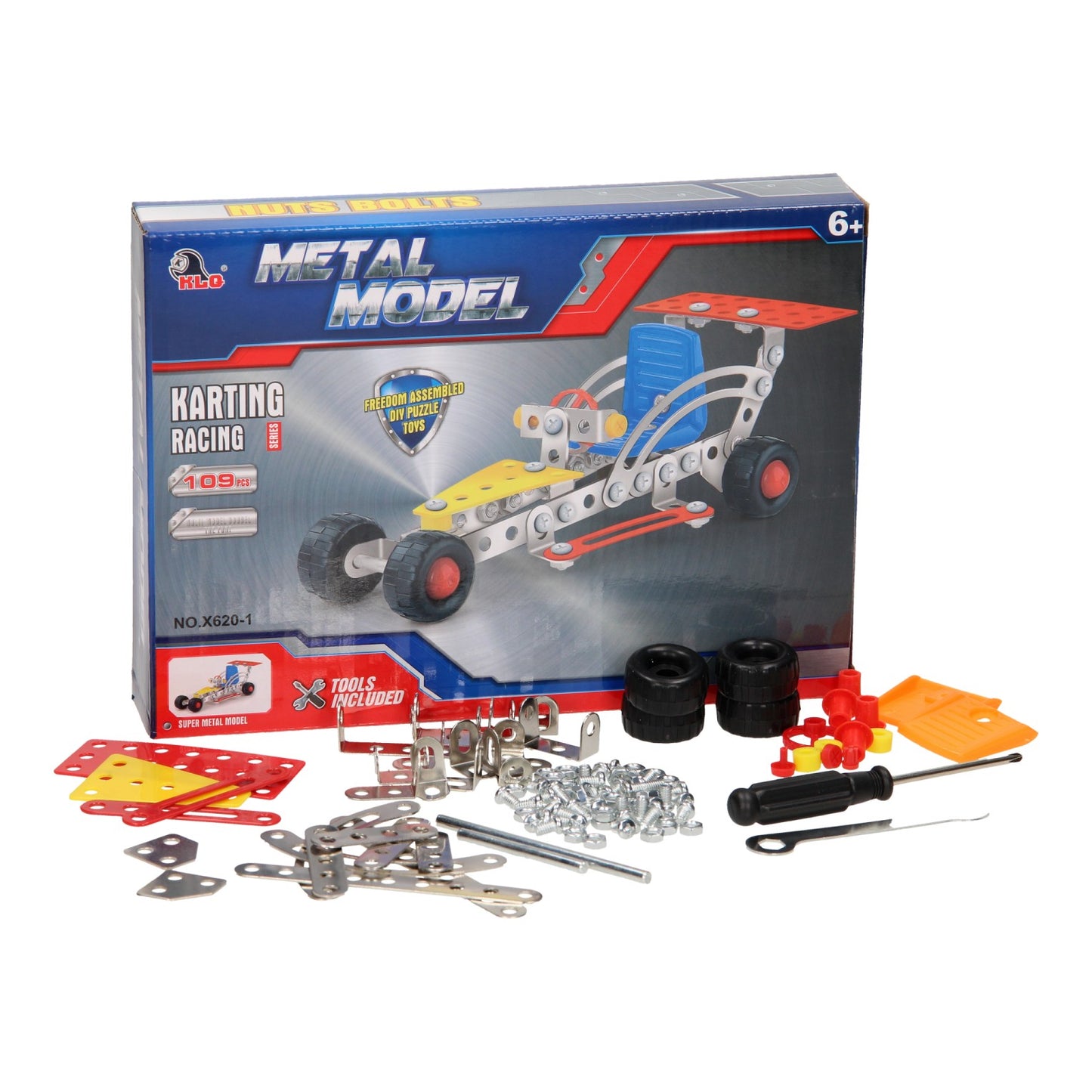 Auto da corsa in metallo costruttivo, 109dlg.