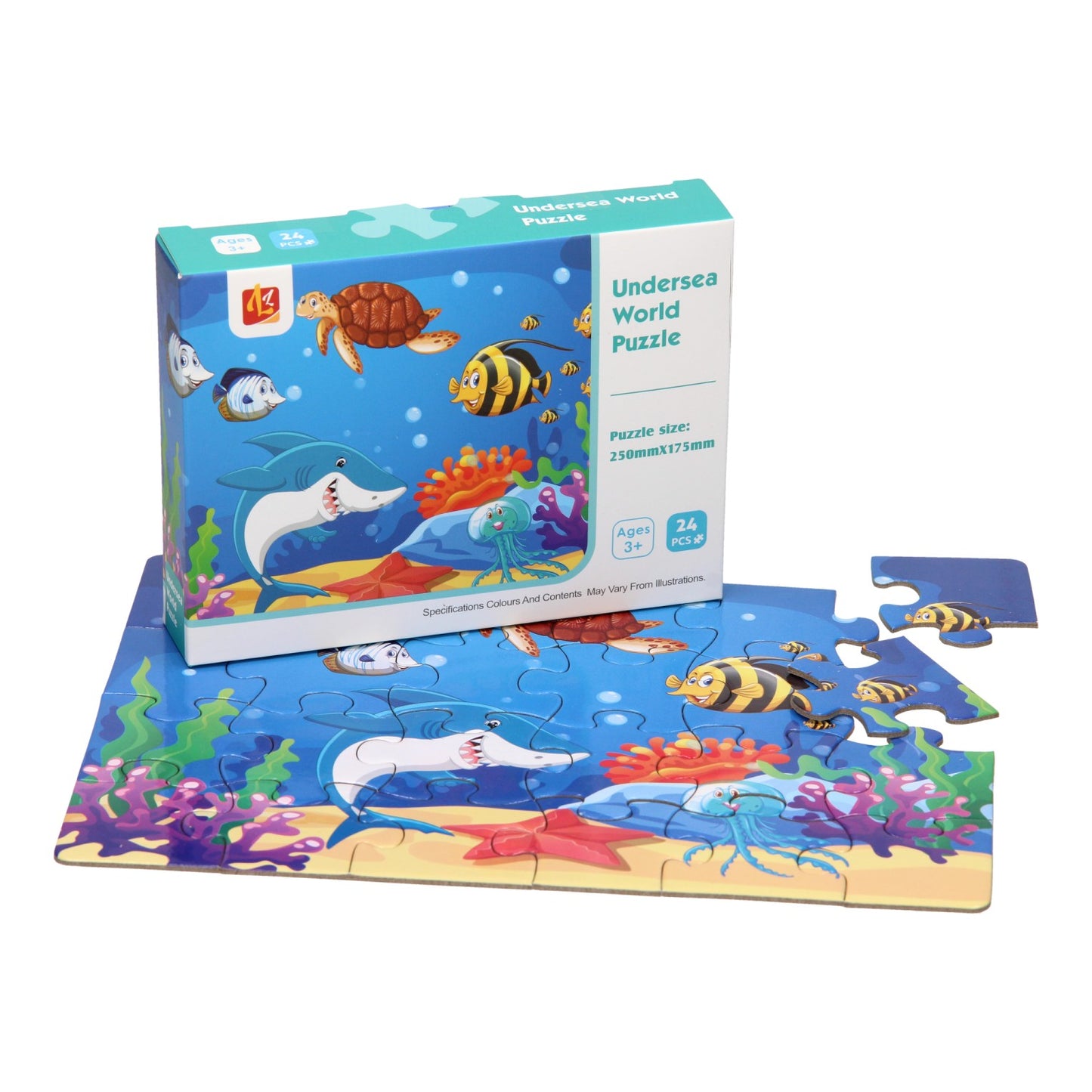 Puzzle Underwater World, 24 °.
