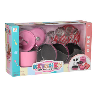 Set di padelle rosa, 11dlg.