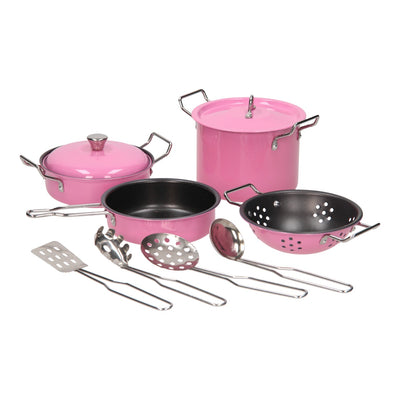 Set di padelle rosa, 11dlg.