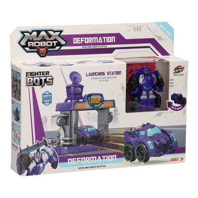 Max Robot Transforming Set Launchbaan - Purple