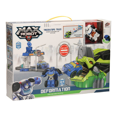 Robot max max robot trasformare la polizia set