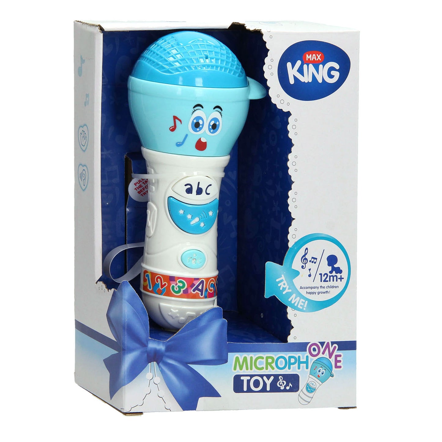 Microfono blu del bambino