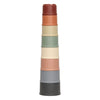 Vasos apilables Lobbes pastel, 8 uds.