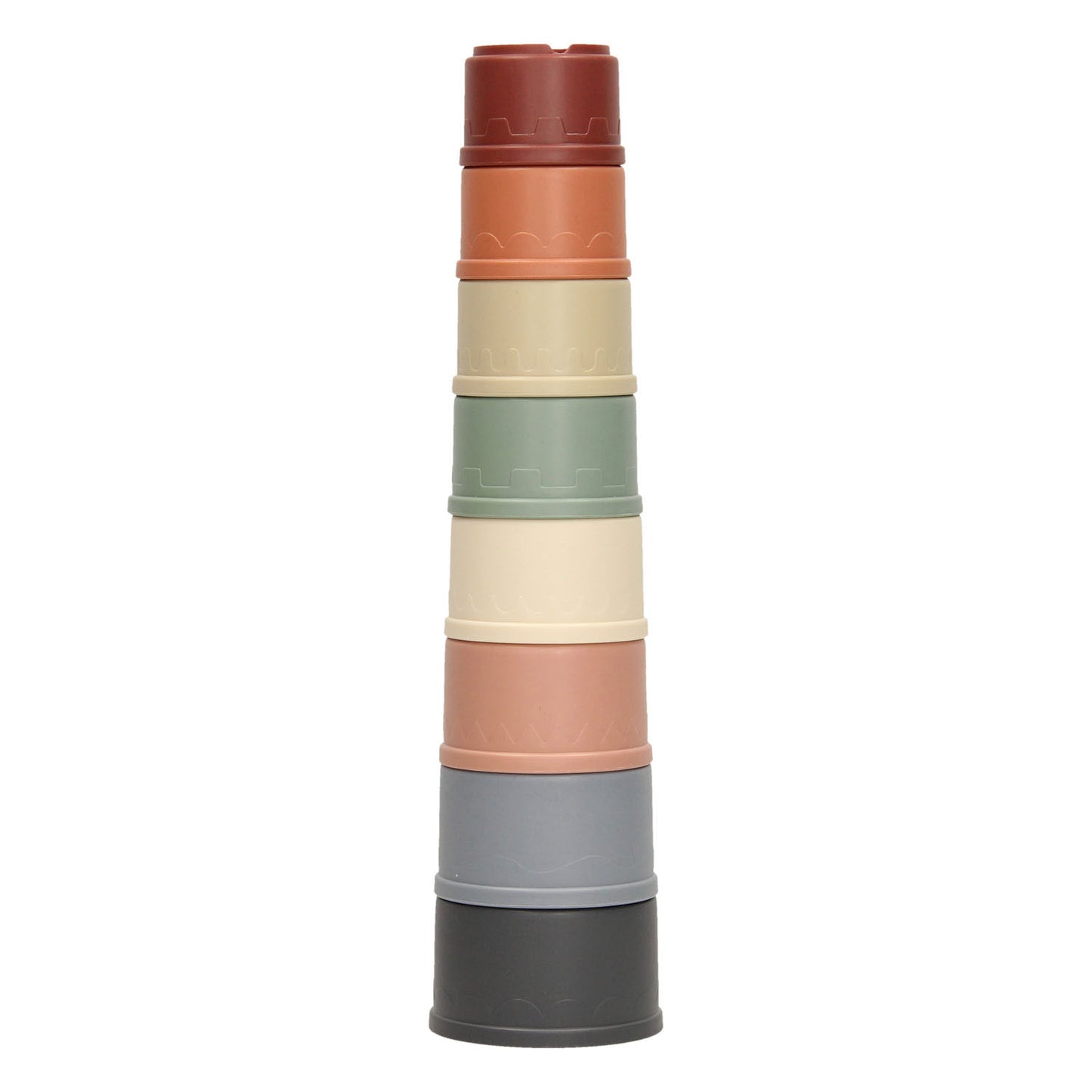 Vasos apilables Lobbes pastel, 8 uds.