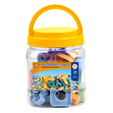 Construction screws pastel in storage box, 24dlg. - afbeelding 4