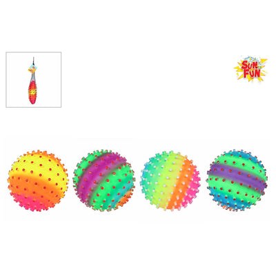 Sun fun palla brufoli arcobaleno 220gr 21cm
