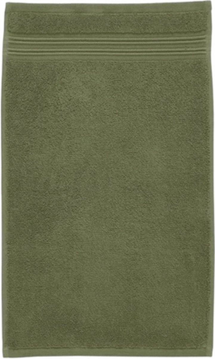 Beddinghouse velato - asciugamano ospite - 30x50 cm - verde oliva
