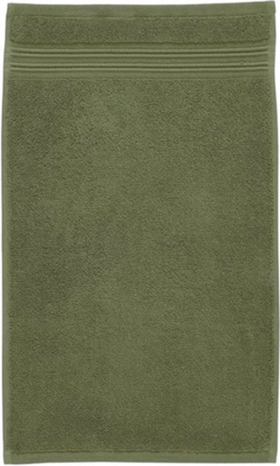 Beddinghouse sheer - toalla de invitados - 30x50cm - verde oliva -