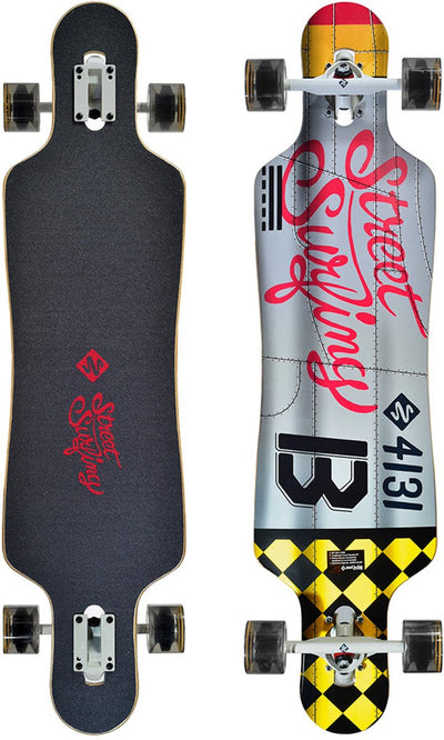 Streetsurfing street surf - longboard freeride - 39 pollici - 4131 - 99 cm