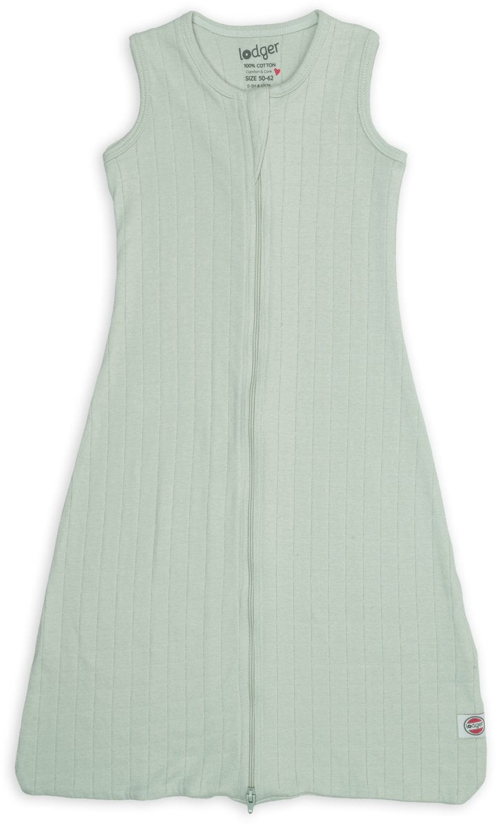 Lodger hopper - saco de dormir hidrofílico bebé - verde - 0,3 tog - 80 cm - algodón orgánico - saco de dormir de verano saco de dormir para bebé