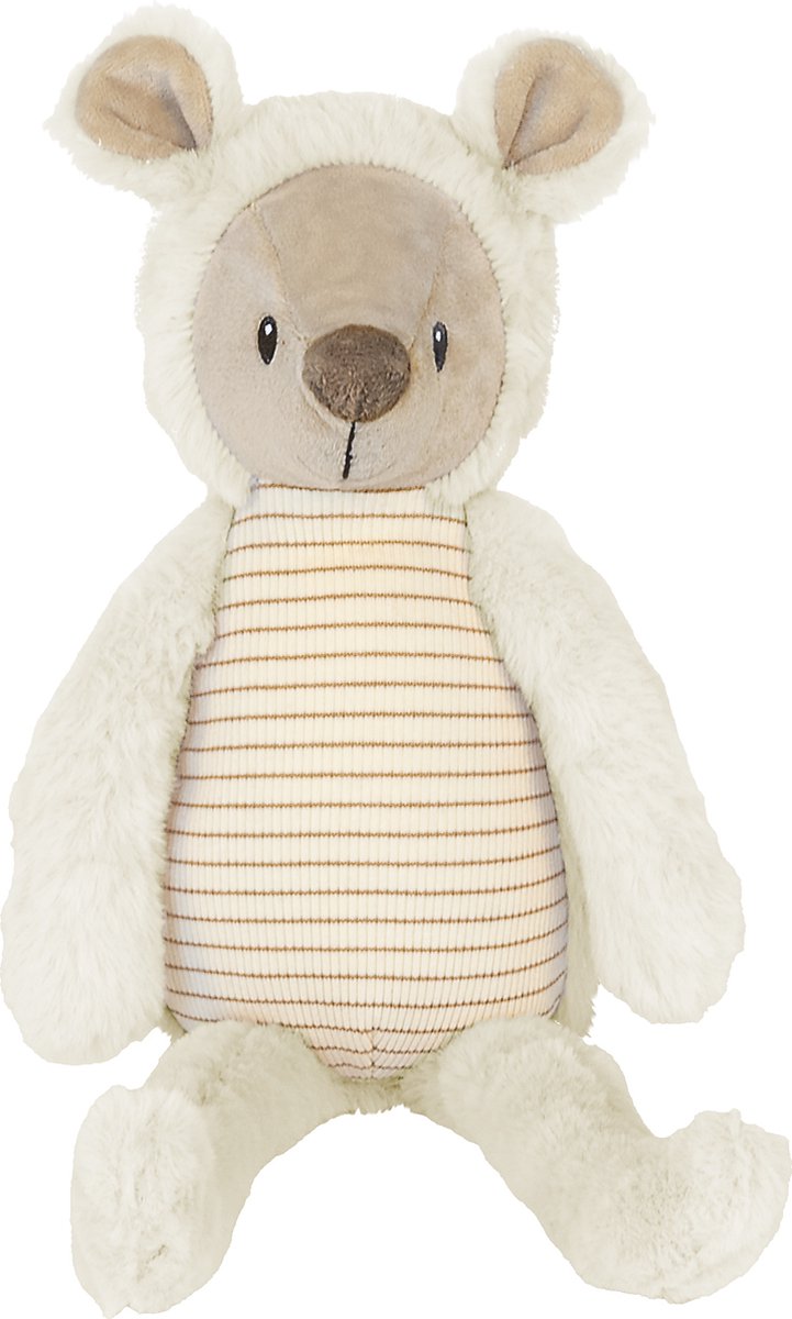 Happy horse lama lowi knuffel 38cm - ecru - baby knuffel