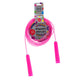 Basic plastic jumping rope with feathers 4 m