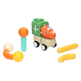 Magneetset dino, 8dlg. - afbeelding 1