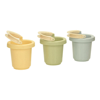 Secchi da bagno Lobbes pastello, 3 pz.