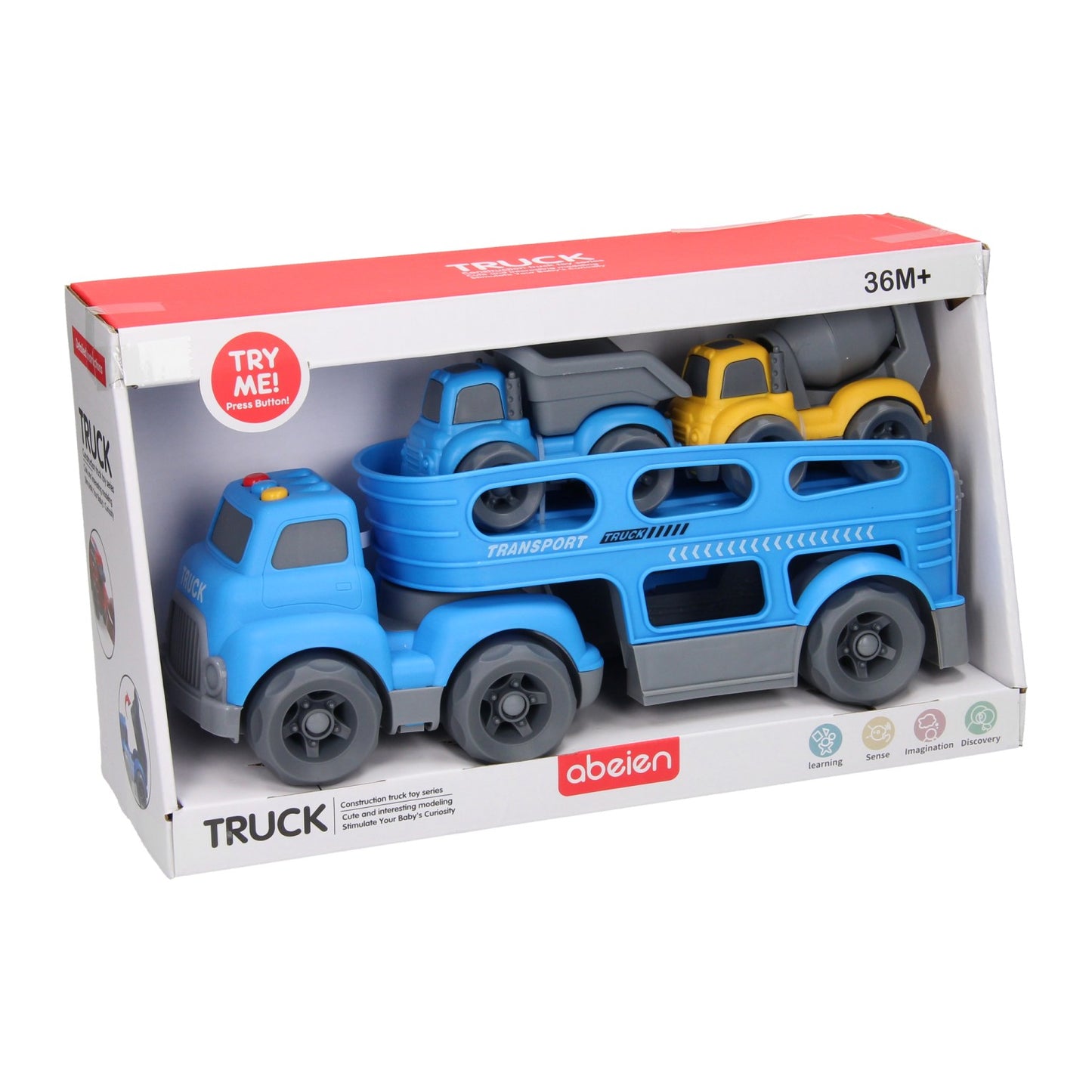 Veicoli da lavoro a trasportatore con suono - blu