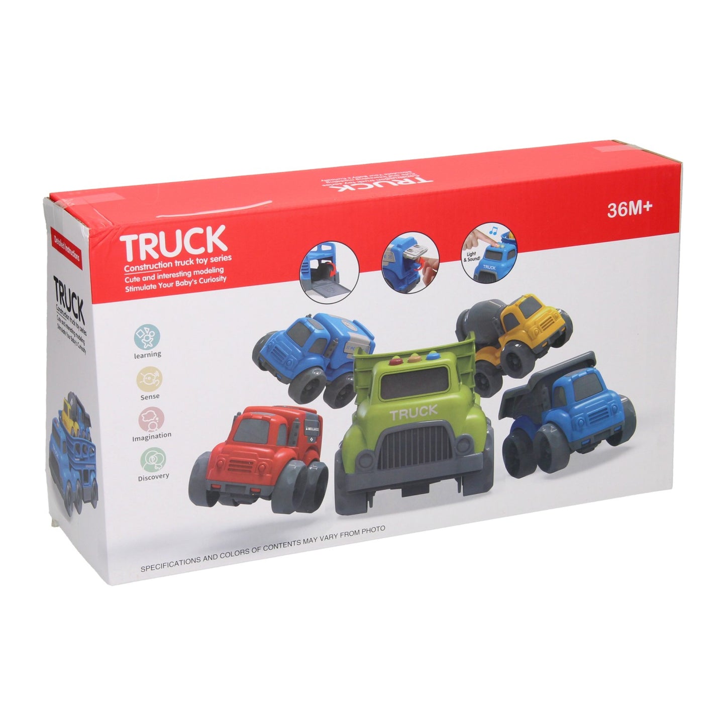 Veicoli da lavoro a trasportatore con suono - blu
