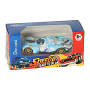 Metalen auto met print - afbeelding 3
