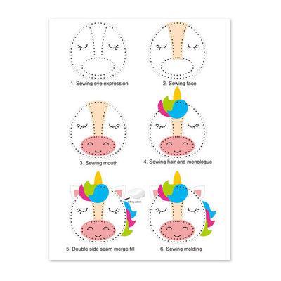 Set per lavoretti con unicorno Lobbes