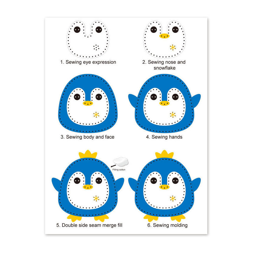 Set de manualidades Lobbes pingüino