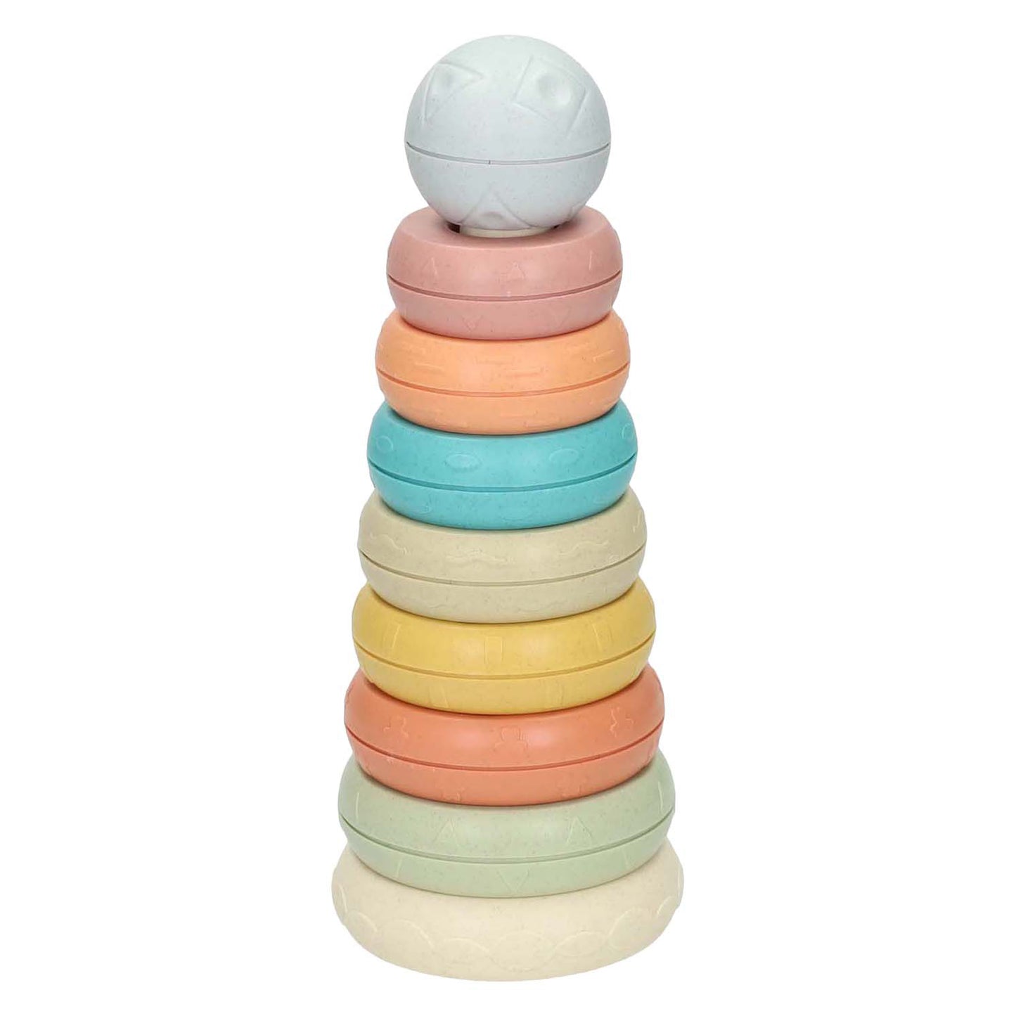 Baby stapeltoren pastel