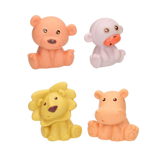 Lobbes famiglia di animali da bagno pastello, 9 pz.