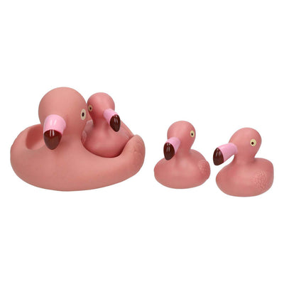Famiglia Flamingo da bagno Animali, 4DLG