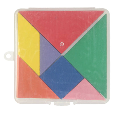 Puzzle tangram in legno, 7 pz.