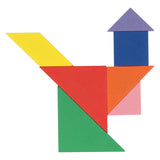Rompecabezas de tangram de madera, 7 piezas. - afbeelding 1