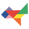 Puzzle tangram in legno, 7 pz.