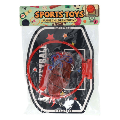 Tablero de baloncesto con pelota